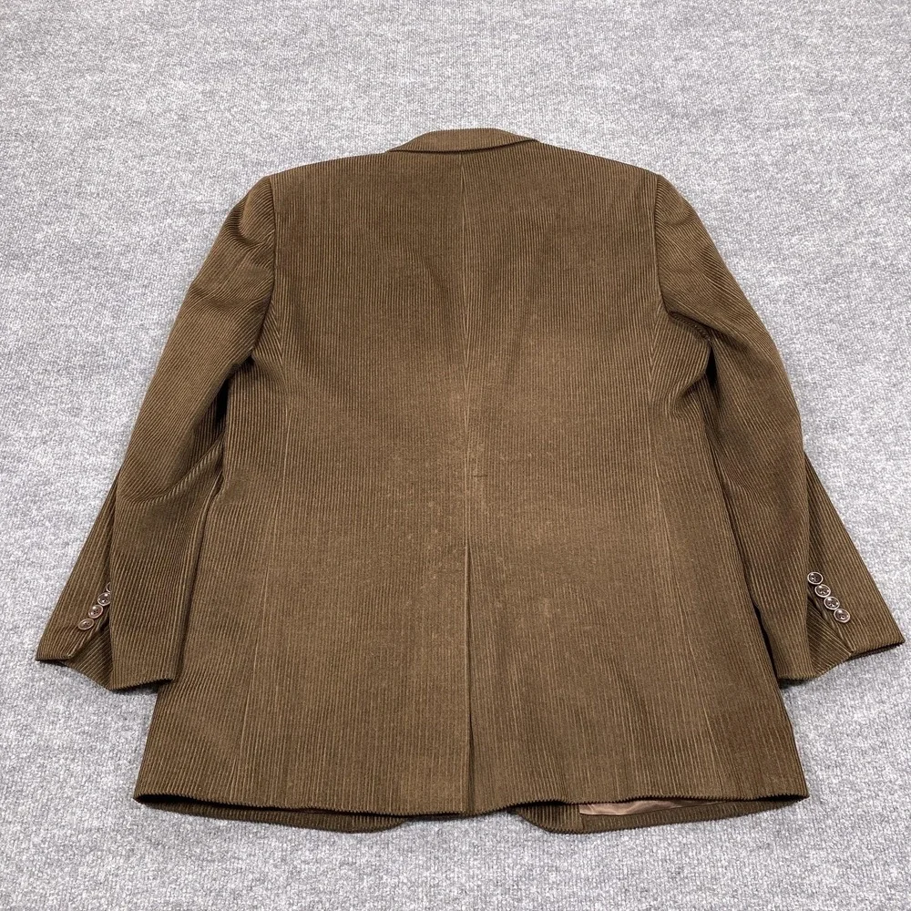 Jos. A. Bank Sport Coat Mens 42 Brown‎ Corduroy Wool Silk Single-Breasted Blazer